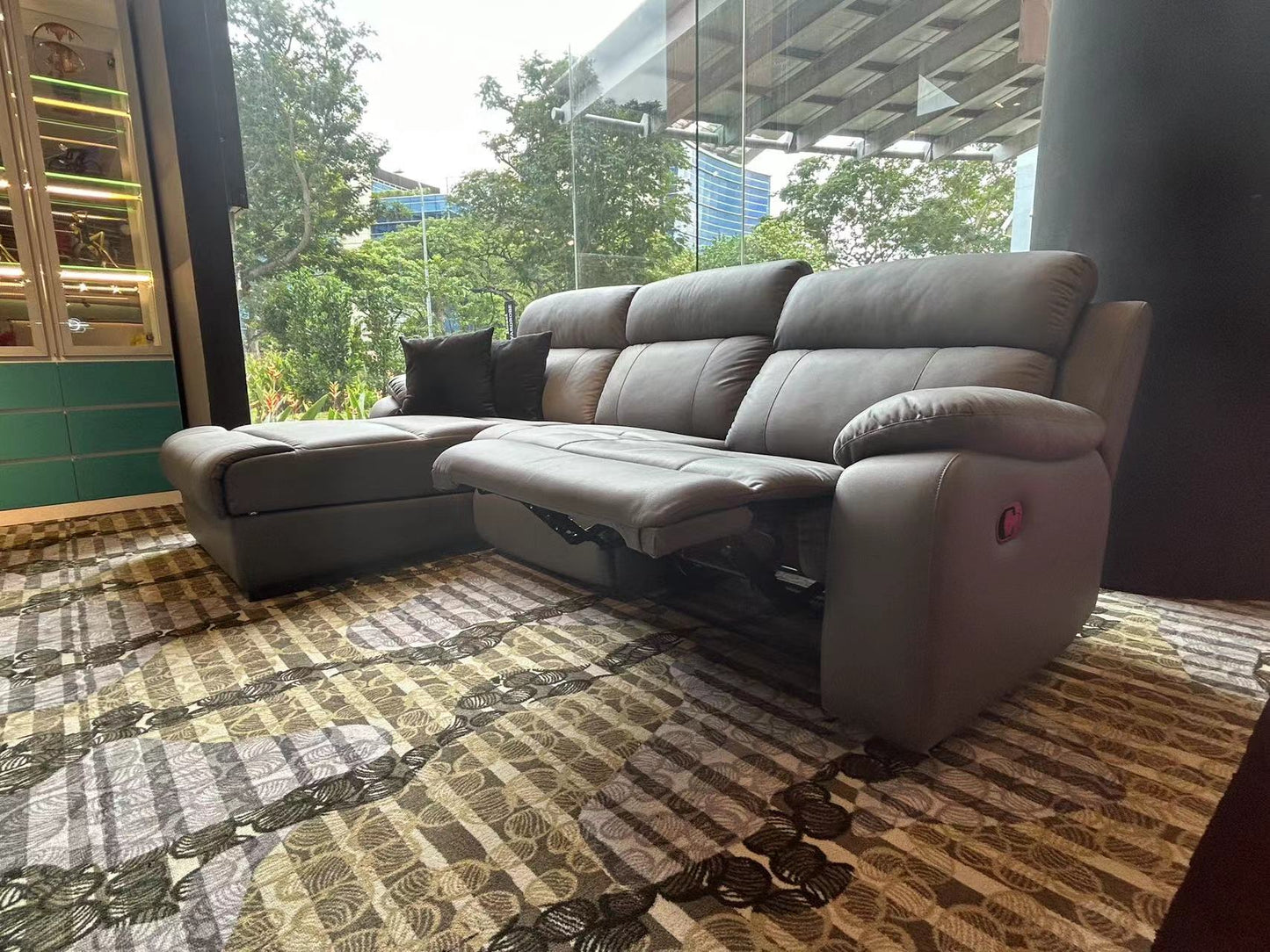 Ethereal L-Shaped Recliner Sofa
