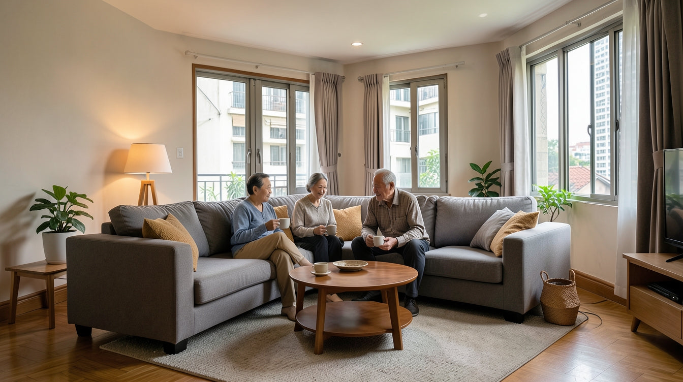 Living Room Design: Choosing a Sofa as a Statement Piece - Singapore Home Interior