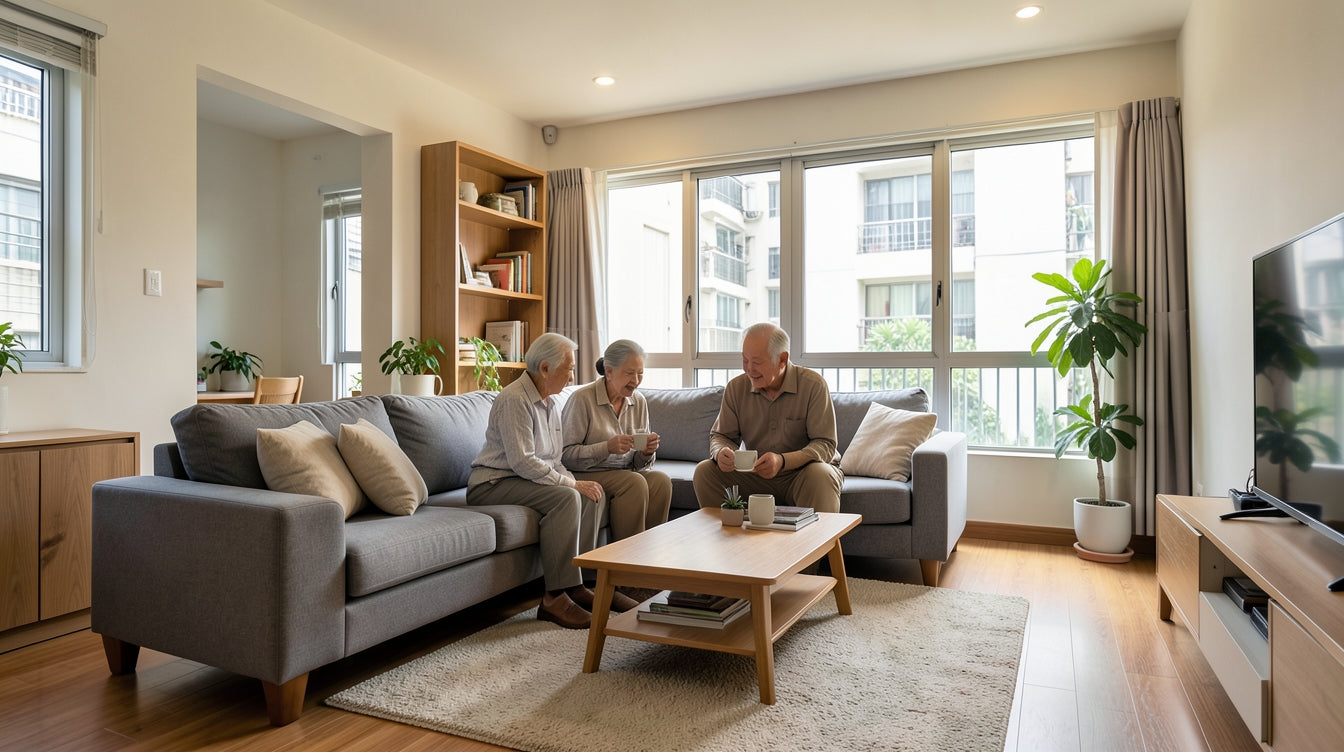 How to Choose Between a 2-Seater, 3-Seater and L-Shaped Sofa - Singapore Home Interior