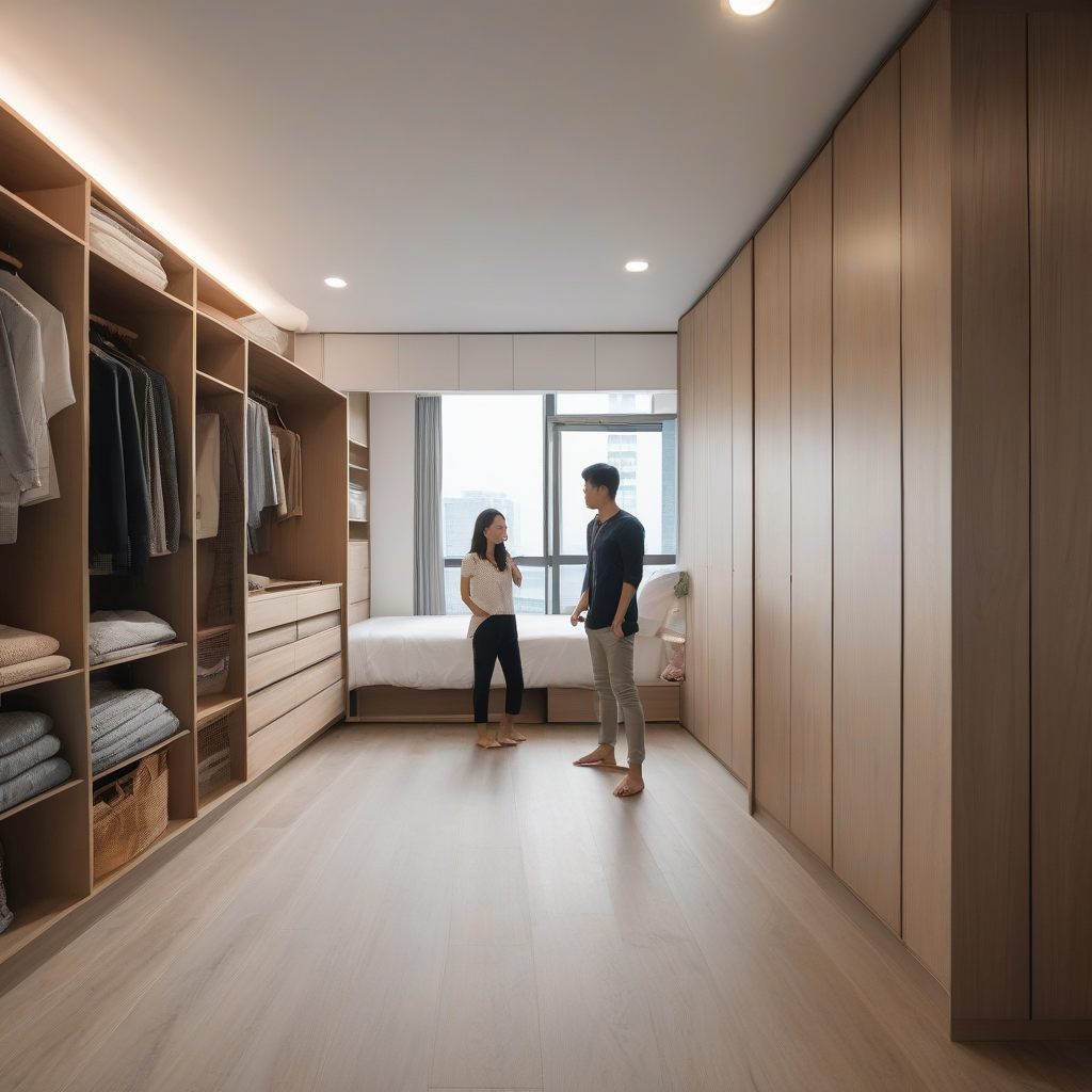 Built-In Wardrobe vs Freestanding Wardrobe: Pros, Cons and Cost - Singapore Home Interior
