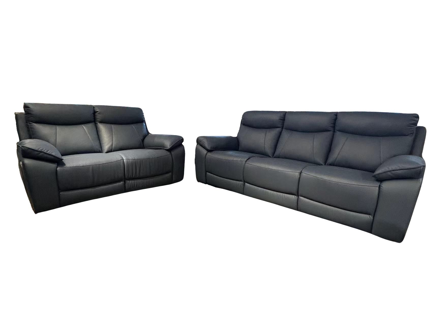 Alto Half Leather Recliner Sofa 2