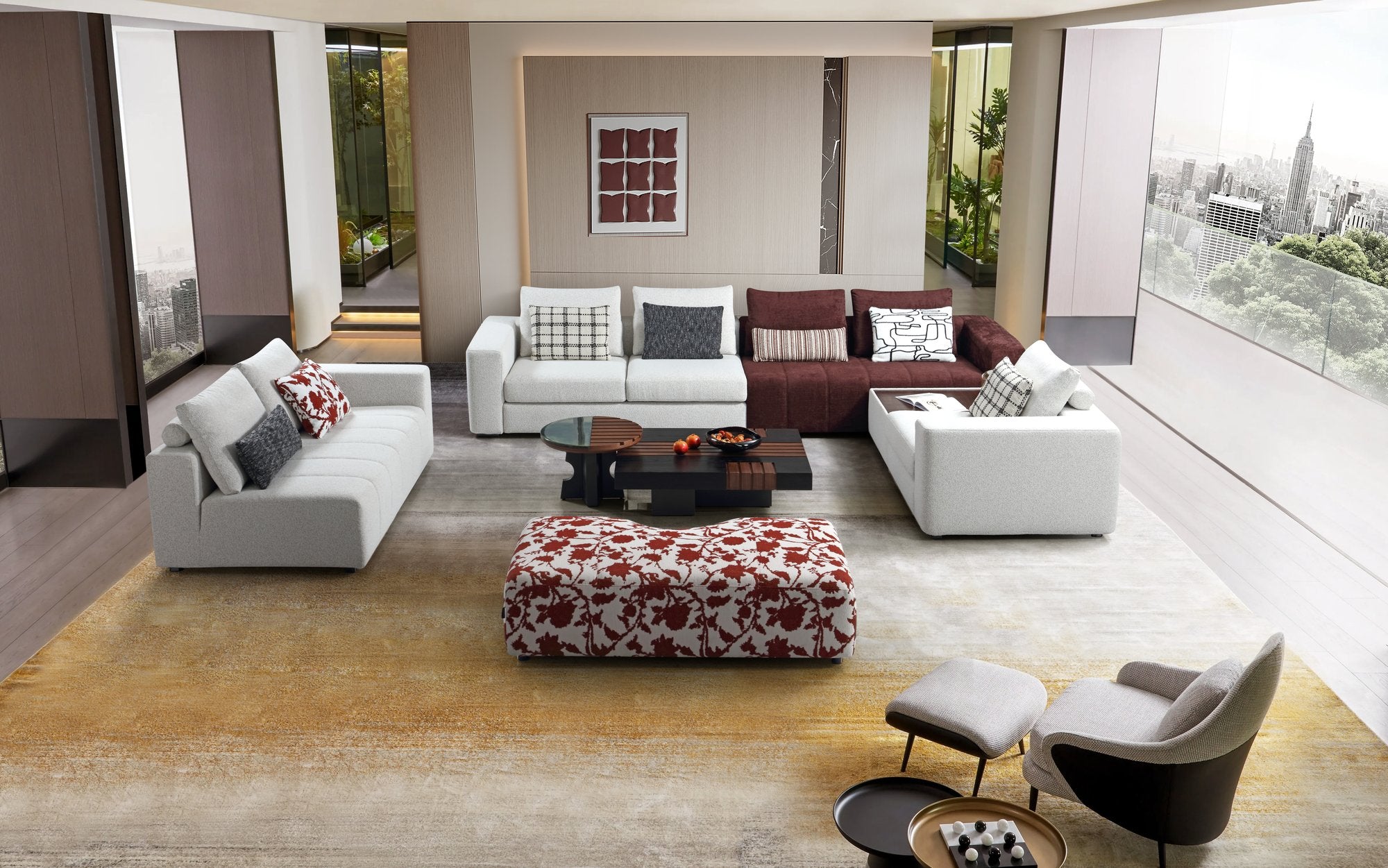 Detachable Fabric Sofa – 3 Seater 2