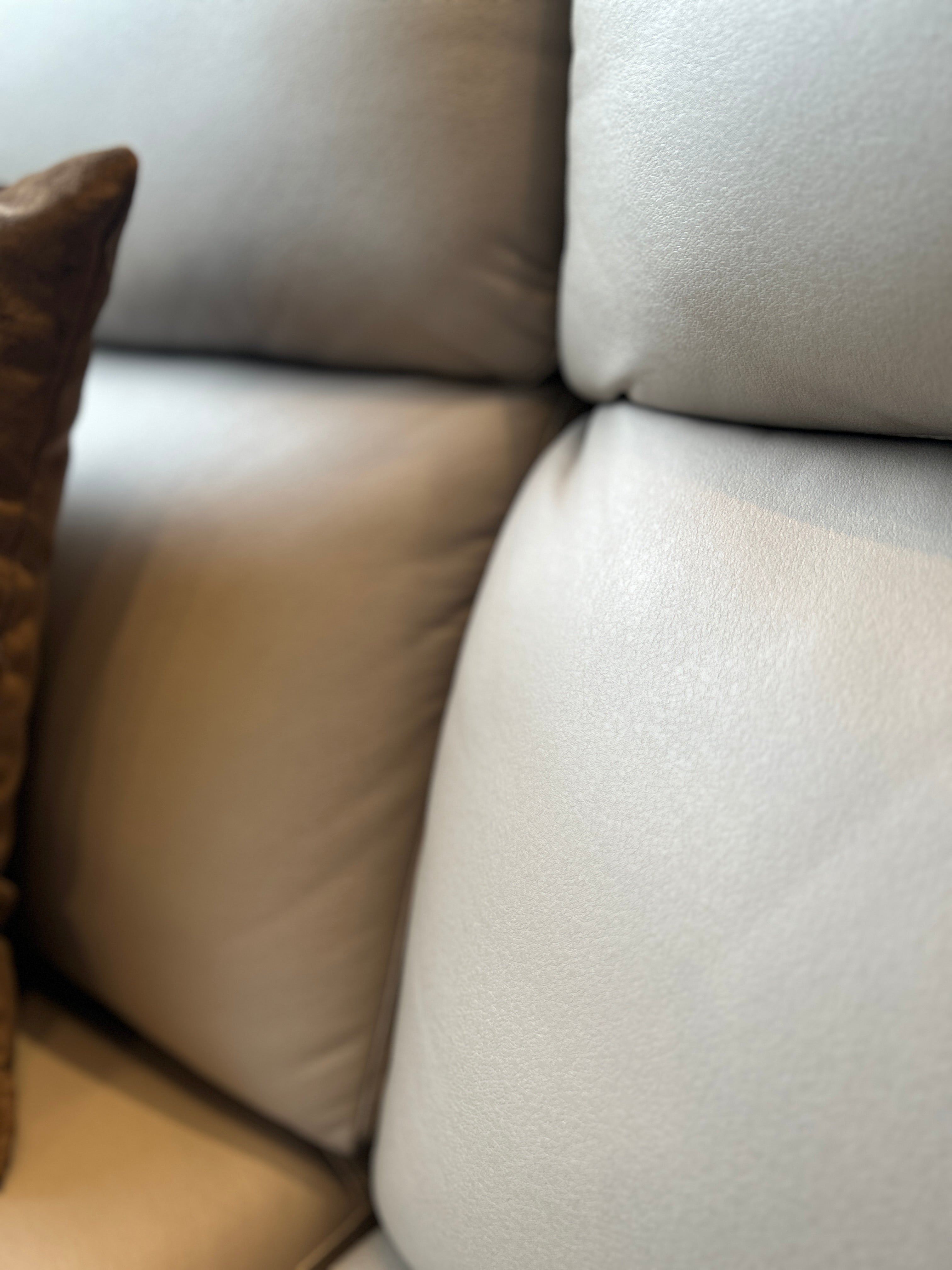 Primo L-Shape Half Leather Recliner Sofa 4