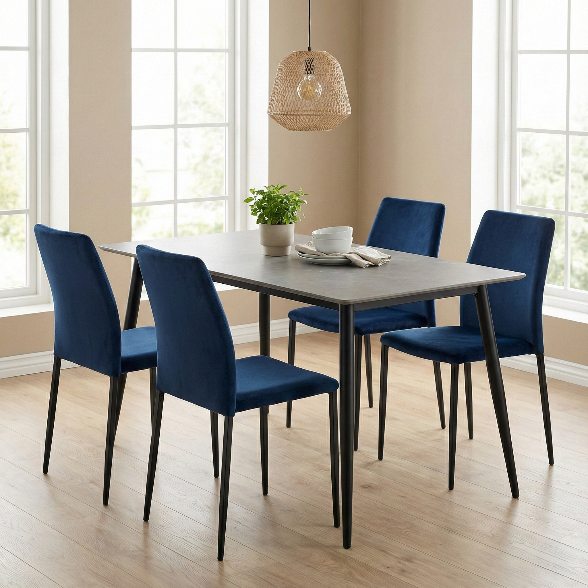 Modern Sintered Stone Dining Set