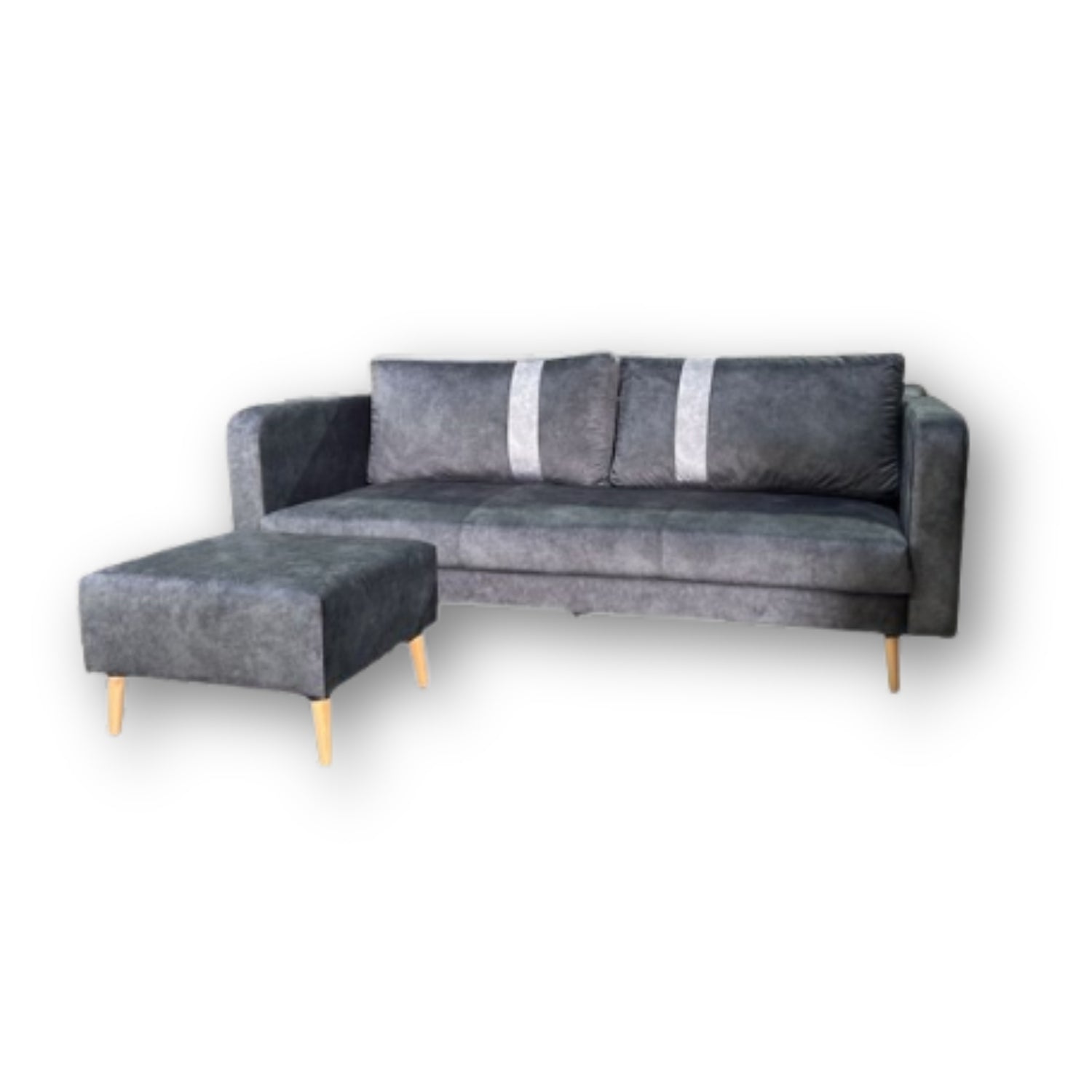 Zeno 3-Seater Fabric Sofa 2