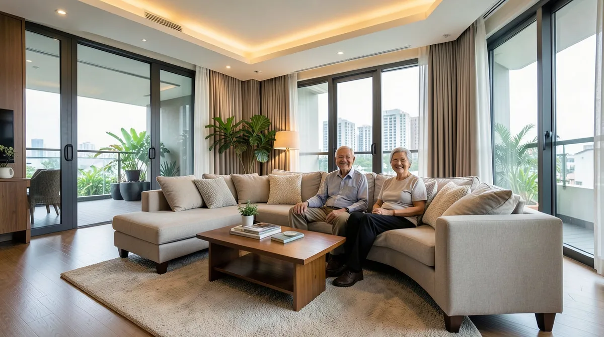 Compact multifunctional coffee tables and sofas designed for small Singapore living rooms