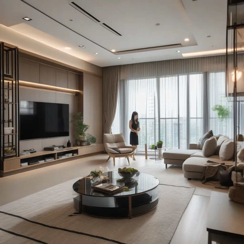 A flat lay of essential furniture pieces checklist for a first Singapore home.