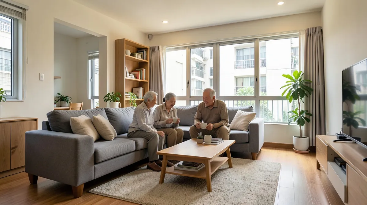 Three sofa configurations, a 2-seater, 3-seater, and L-shaped sectional, shown side by side for size comparison.