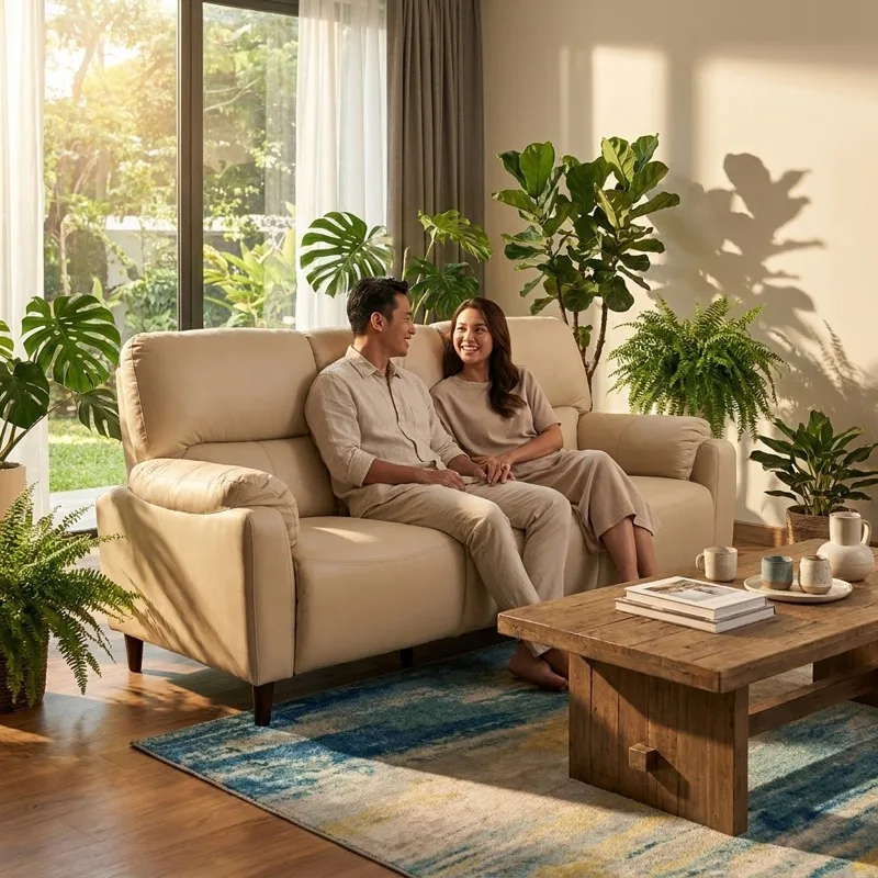 3 Seater Sofa with Recliner