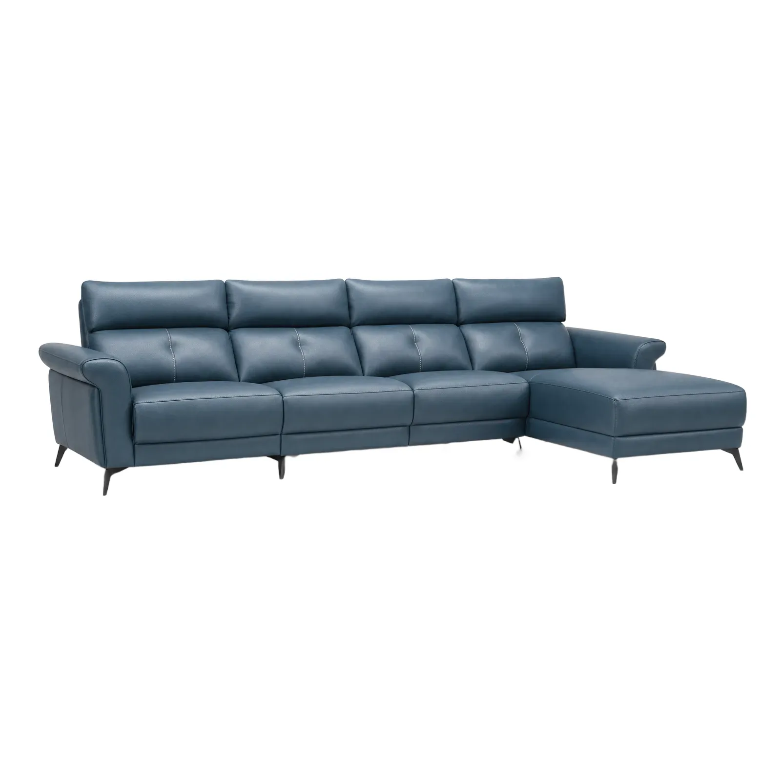 Bergen Half Leather L-Shape Sofa