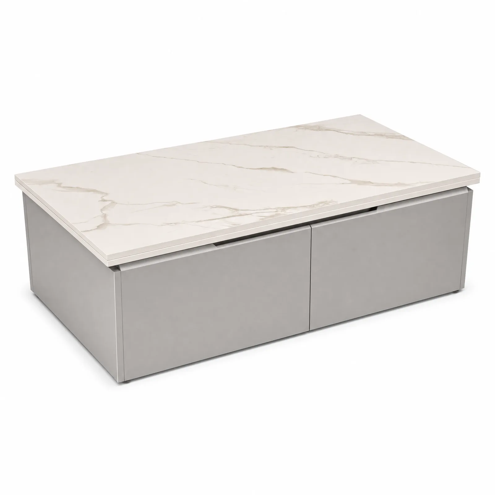 Bexley Storage Ottoman Coffee Table in a bright Singapore living room
