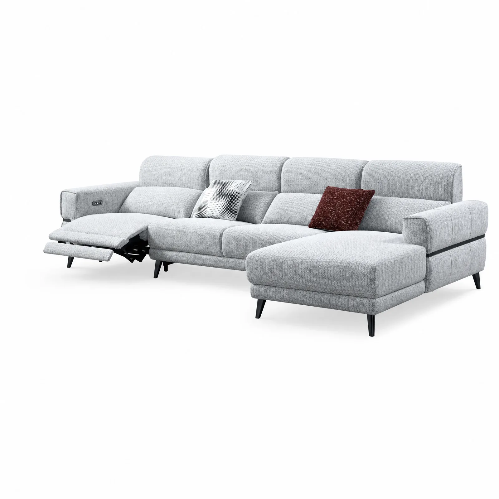 Dijon Fabric L-Shape Sofa