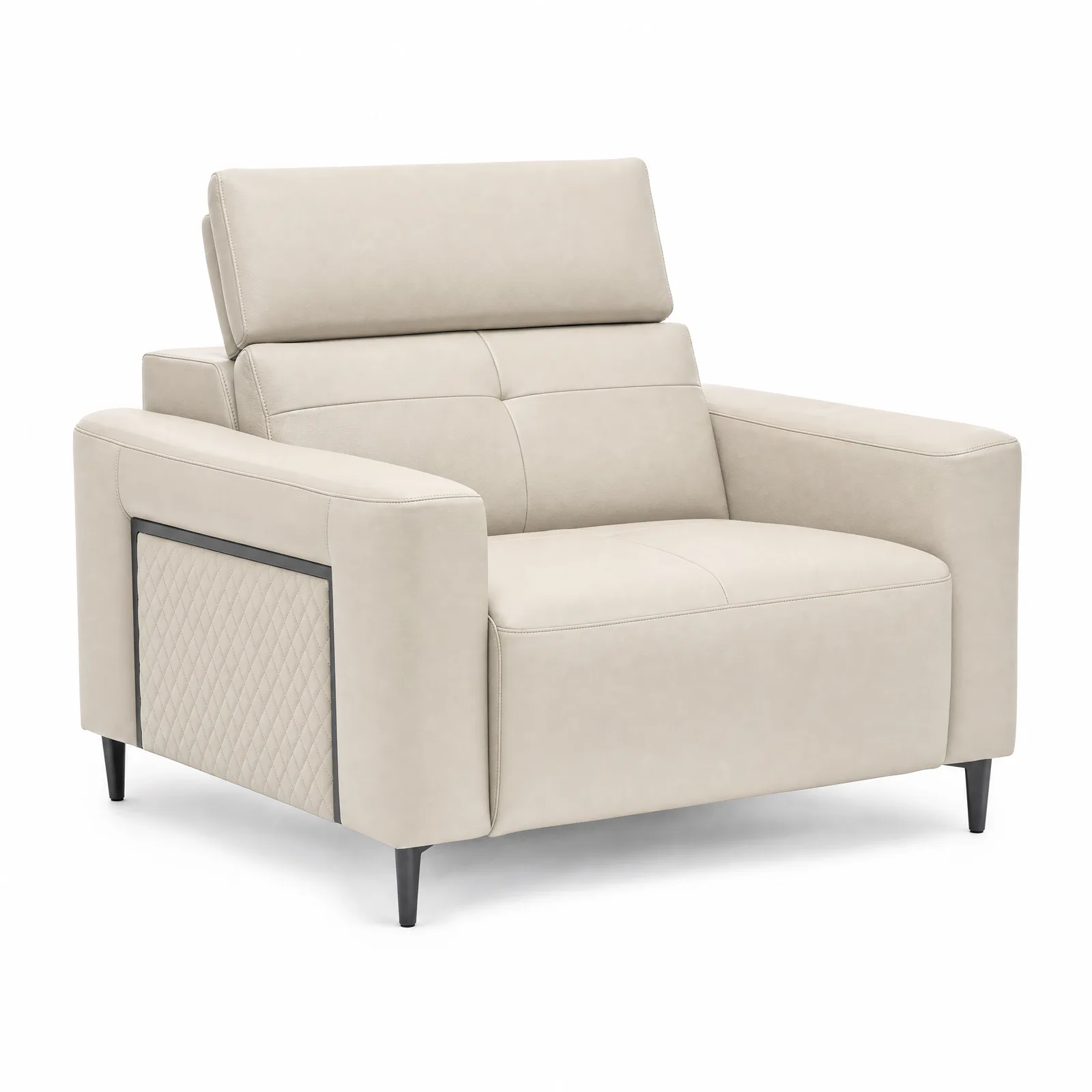 Elba Fabric Armchair in a bright Singapore living room