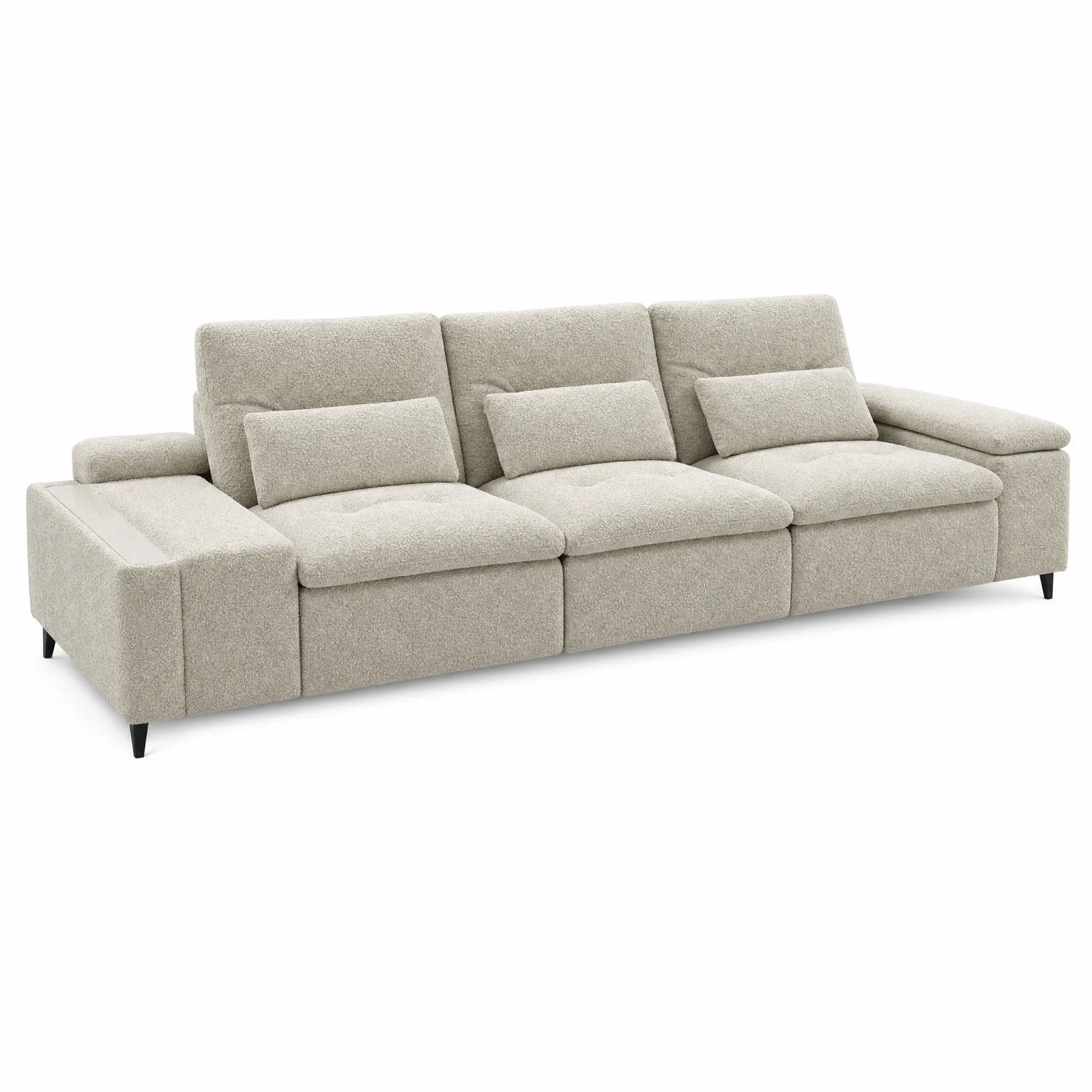 Kotor Fabric Recliner Sofa in a bright Singapore living room