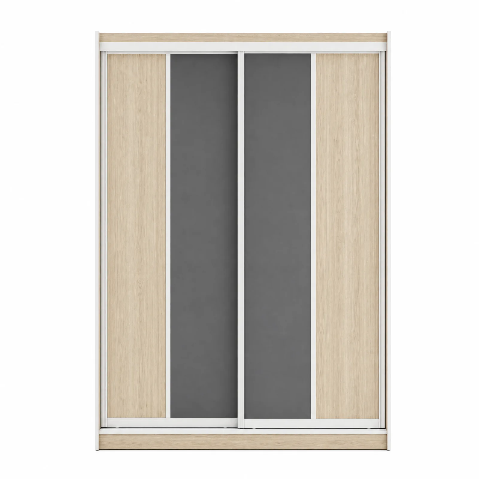 Modern Two-Tone Sliding Wardrobe, studio view