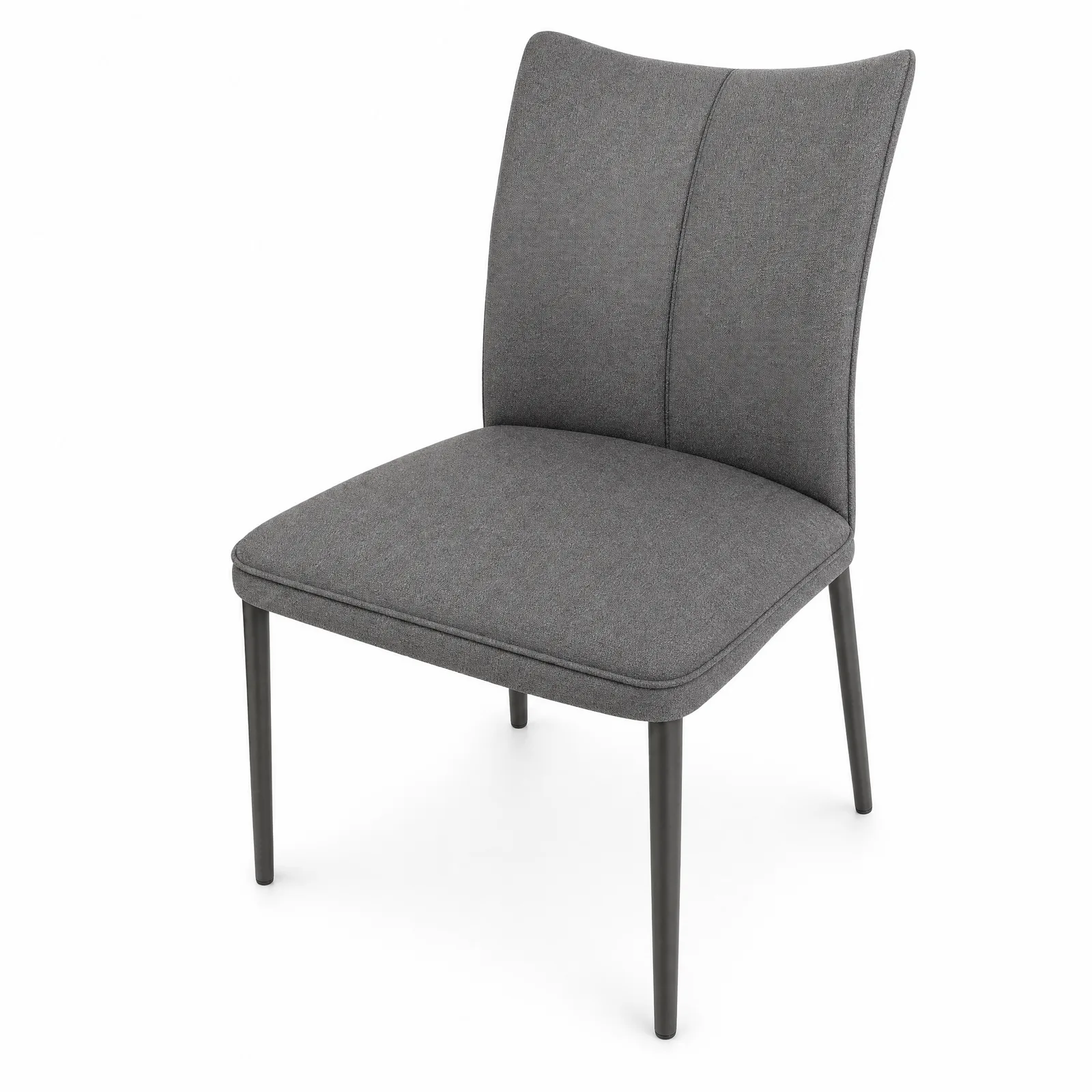Nero Cat-Scratch Fabric Dining Chair in a bright Singapore dining room