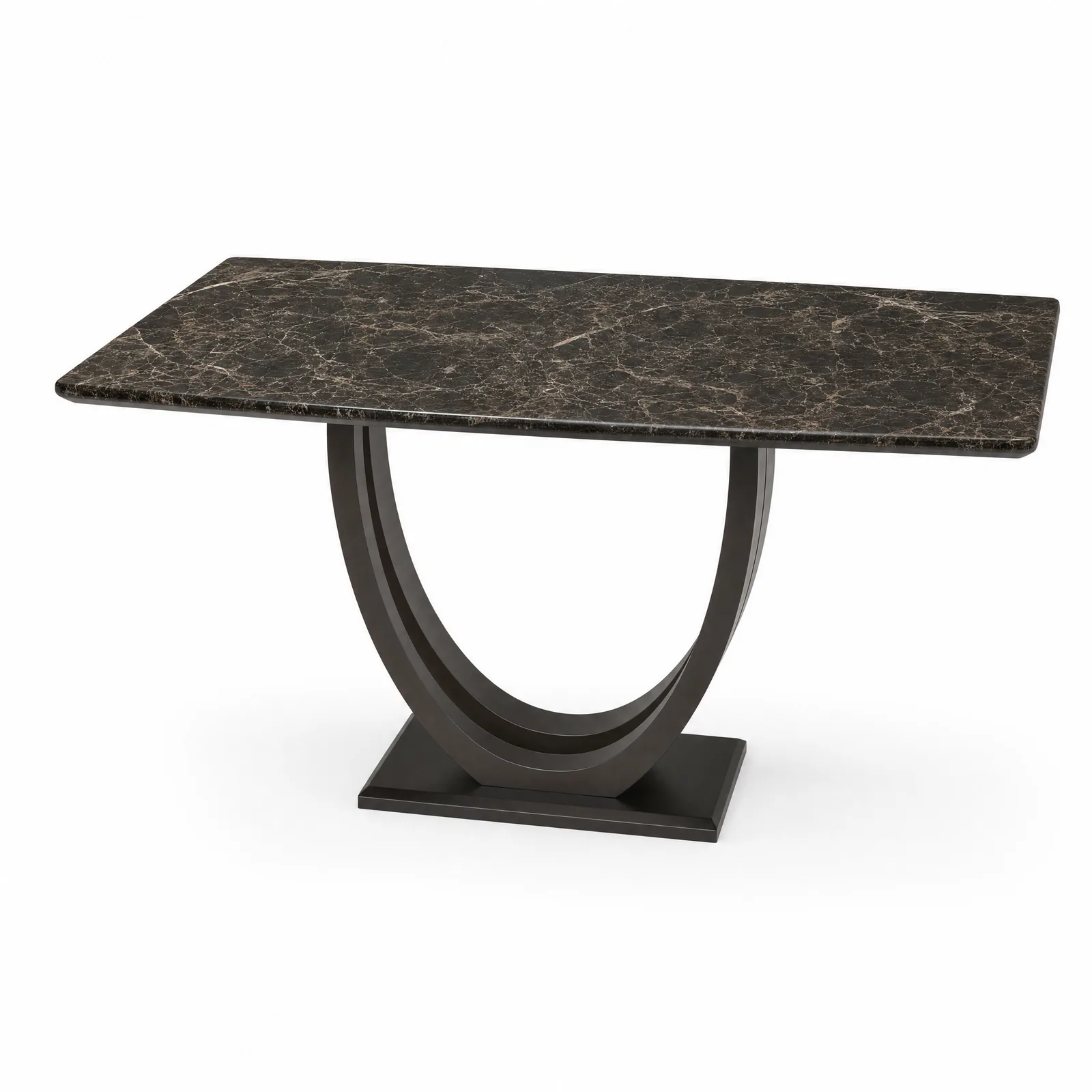 Oaklyn Stone Dining Table in a bright Singapore dining room
