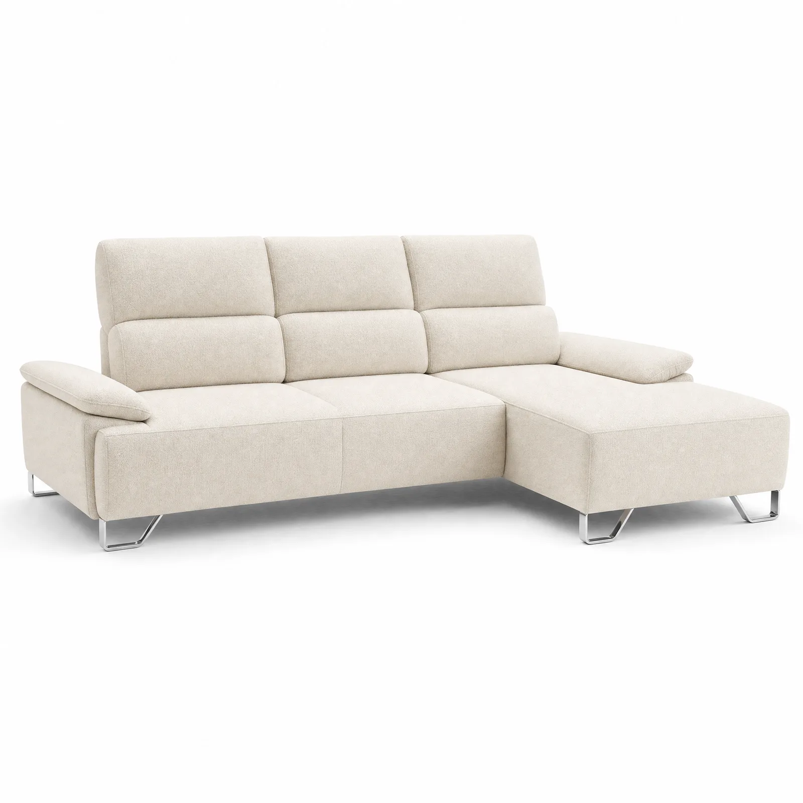 Orvieto Fabric L-Shape Sofa in a bright Singapore living room