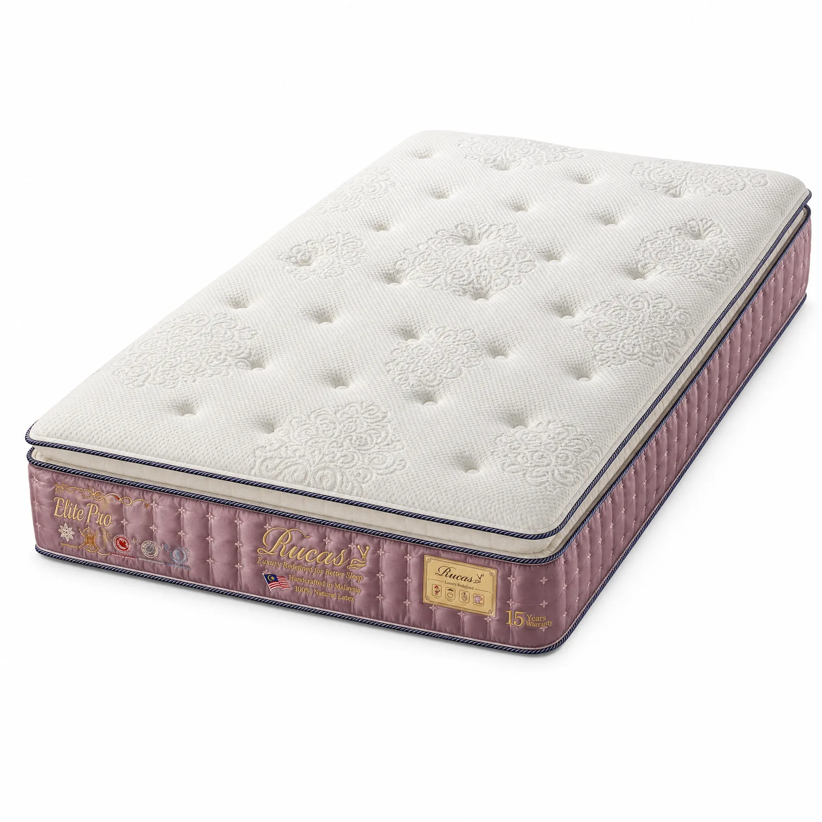 Rucas Elite Pro Mattress, studio view