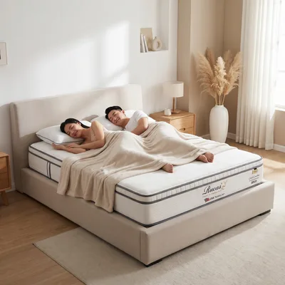 Rucas Cool Comfort Gel Mattress in a Singapore bedroom