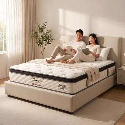 Rucas Flexi Memory Foam Mattress in a Singapore bedroom