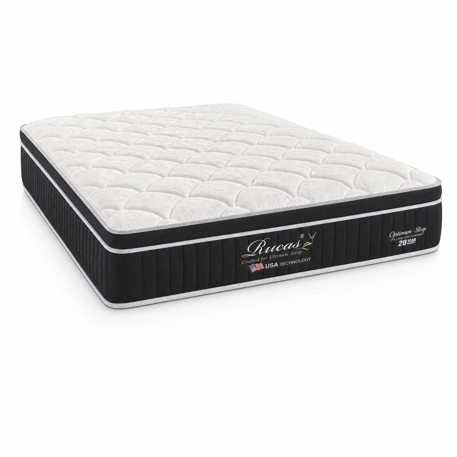 Rucas Optimum Sleep Mattress, studio view