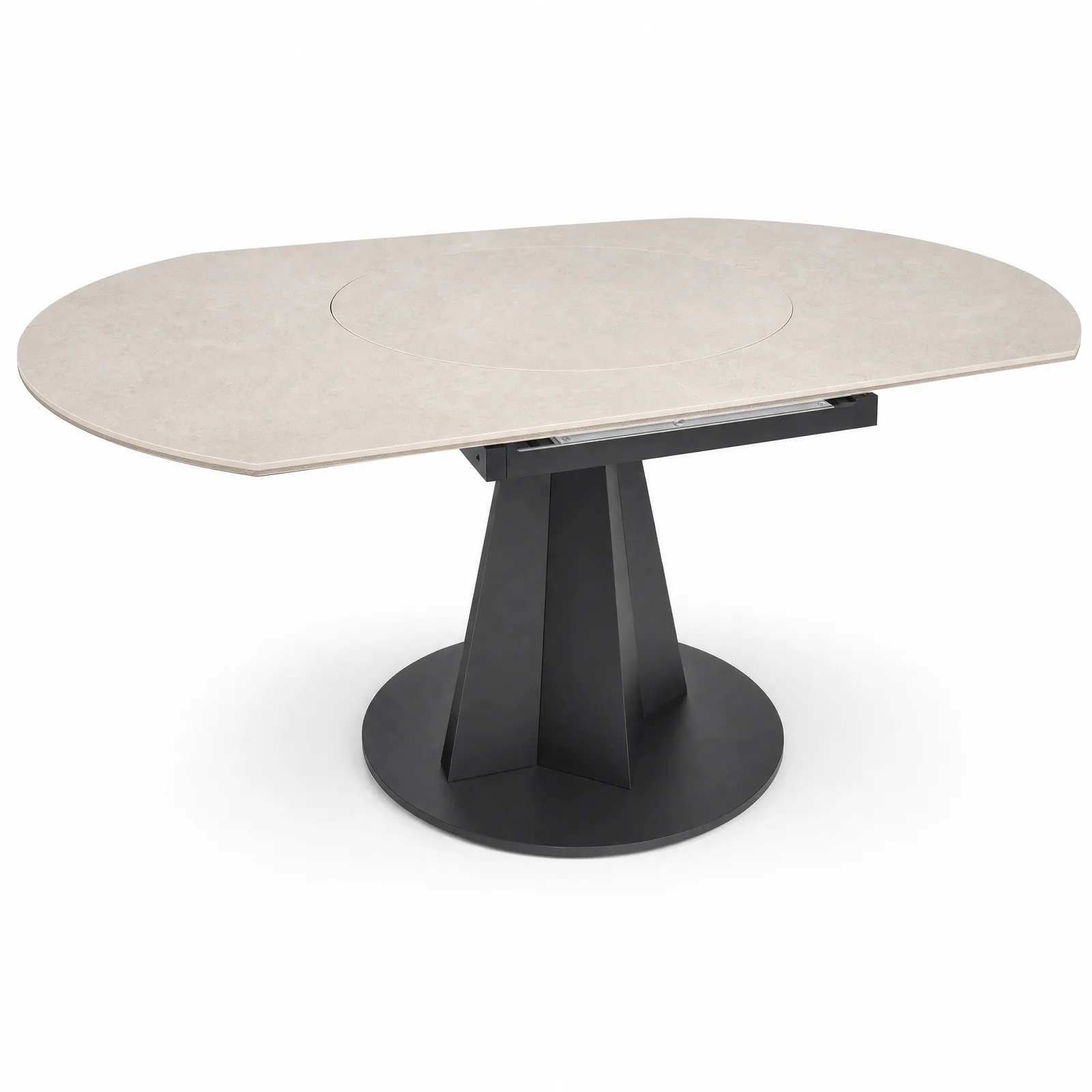 Siena Matte Scratch-Resistant Dining Table in a bright Singapore dining room