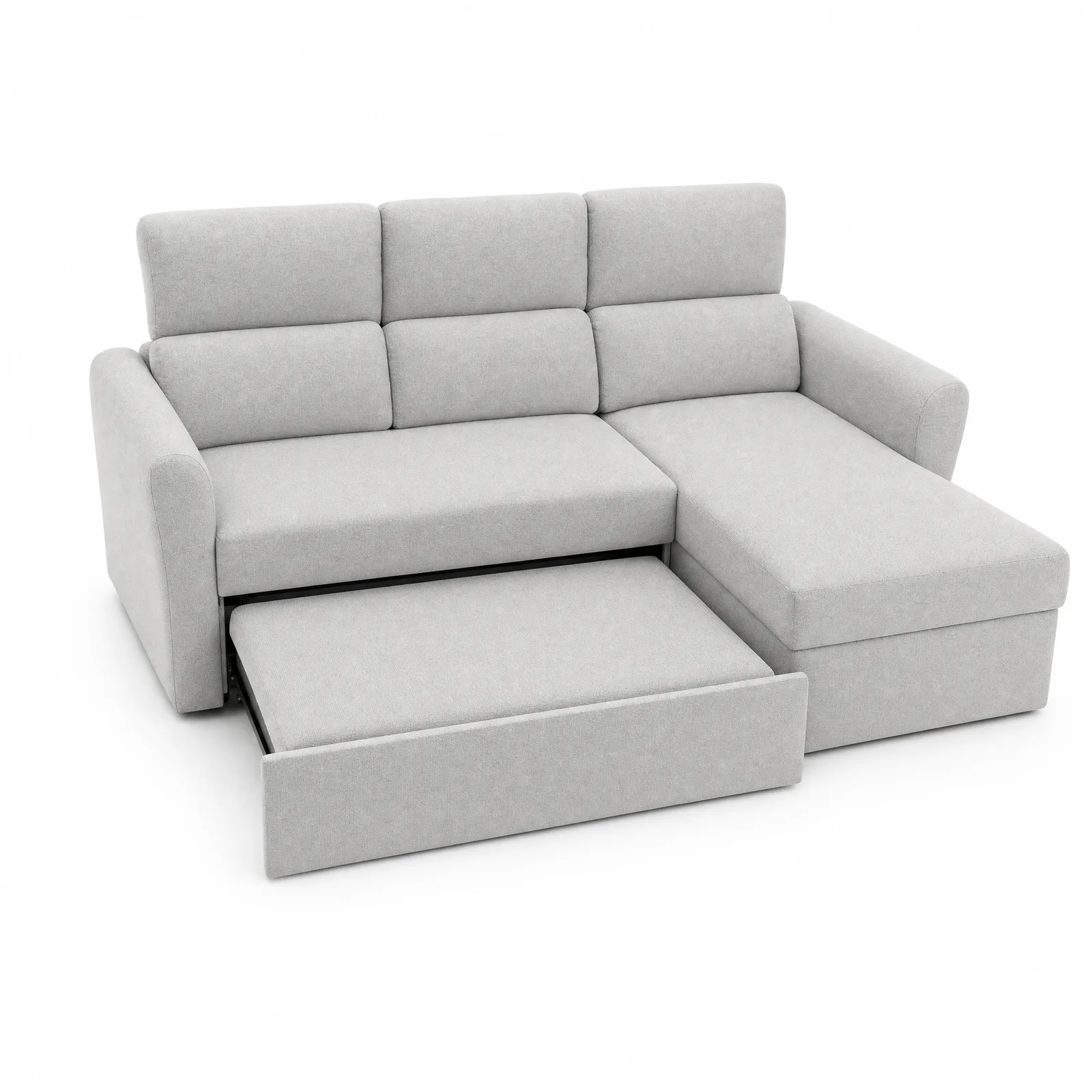 Vaasa Fabric Sofa Bed in a bright Singapore living room